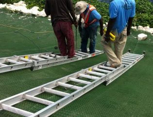 Erosion control matting