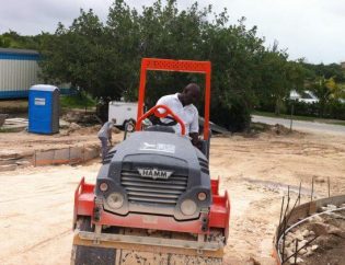 Lyles Driveway base prep